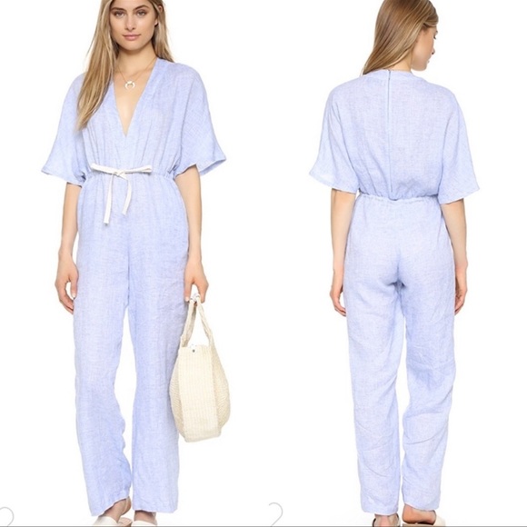 SOLID & STRIPED Pants - Solid & Striped Cape Jumpsuit Size Large